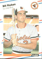 1988 Fleer Baseball Cards      569     Bill Ripken RC*